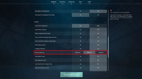 valorant network buffering setting|Understanding Network Buffering in Valorant